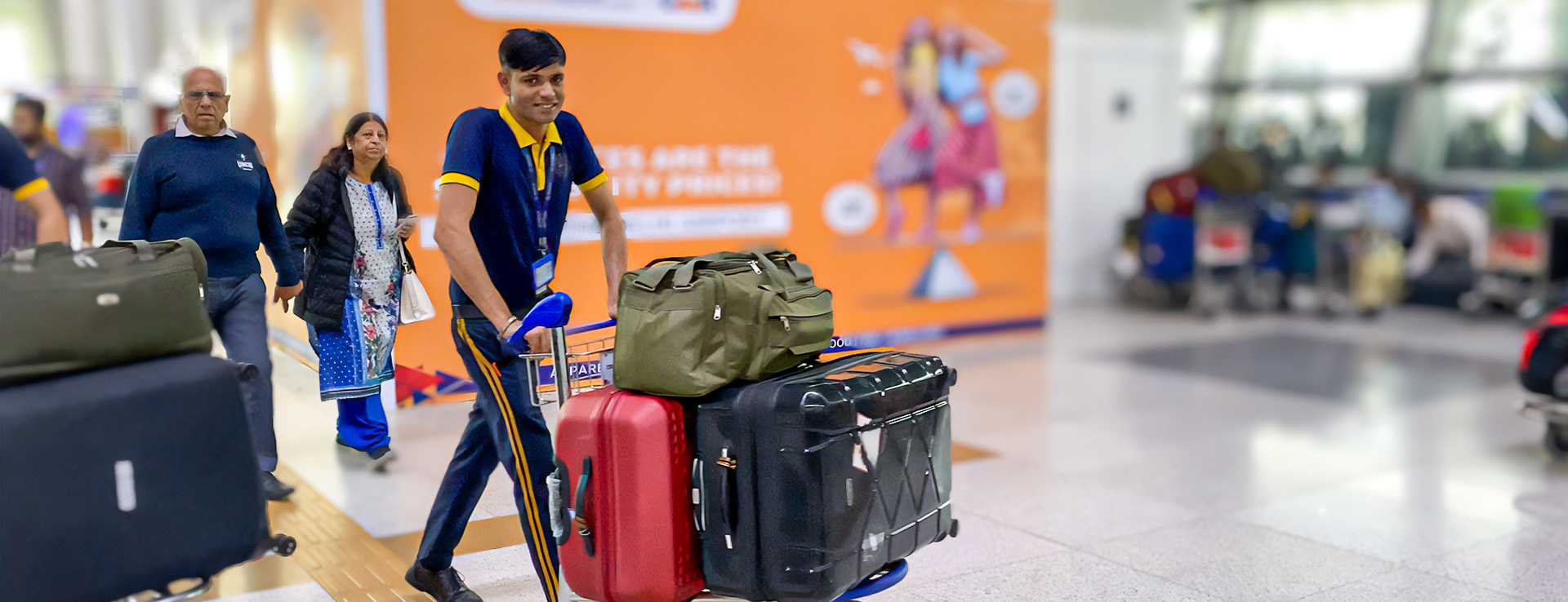 porter service at delhi airport