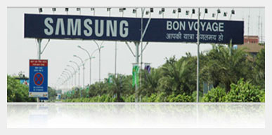 Outdoor Advertising at Delhi Airport